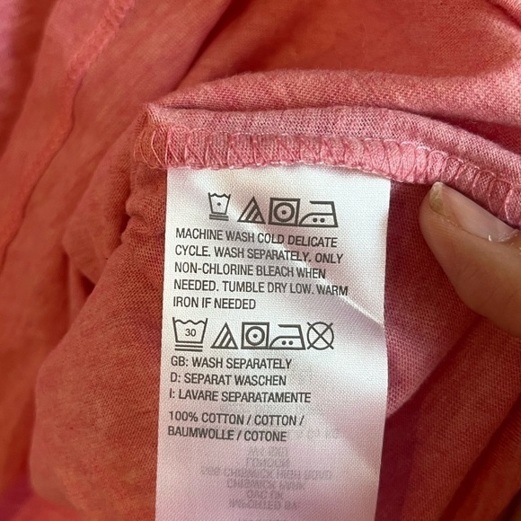 Nwot Candace Cameron Bure Pink V-Neck T-Shirt Top Medium - Picture 6 of 8